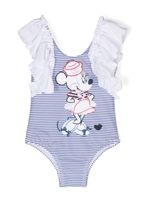 Monnalisa maillot de bain Minnie Mouse - Blanc