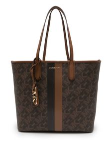 Michael Michael Kors grand sac cabas Eliza à logo imprimé - Marron