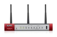 Zyxel USG20W-VPN-EU0101F draadloze router Gigabit Ethernet Dual-band (2.4 GHz / 5 GHz) Grijs, Rood - thumbnail