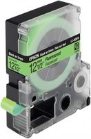 Epson Fluorescent Tape - LC4GBF9 Fluor Blk/Green 12/9
