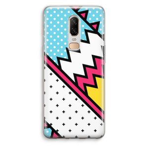 Pop Art #2: OnePlus 6 Transparant Hoesje