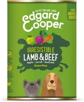 Edgard & Cooper Blik Lamb Beef Adult - Hondenvoer - Lam Rund Appel 400 g Graanvrij