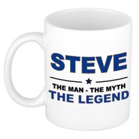 Steve The man, The myth the legend collega kado mokken/bekers 300 ml