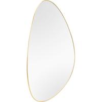 Ovale Spiegel met Gouden Metalen Lijst - Trion Uca
