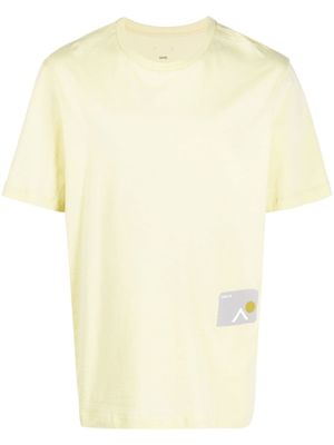 OAMC t-shirt à imprimé photographique - Jaune