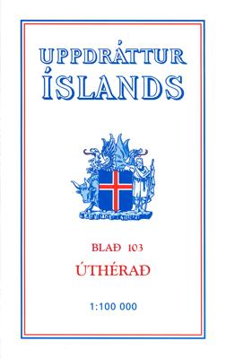 Wandelkaart - Topografische kaart 103 Atlaskort Utherad | Ferdakort