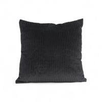 Dog's Companion® Zwart double ribcord sierkussen