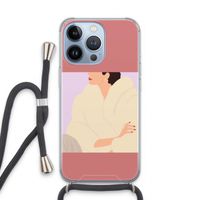 Cosy: iPhone 13 Pro Transparant Hoesje met koord
