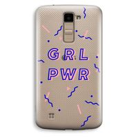 GRL PWR: LG K10 (2016) Transparant Hoesje