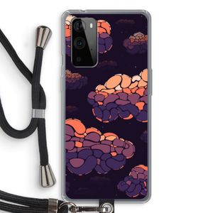 Patroon Wolken: OnePlus 9 Pro Transparant Hoesje met koord