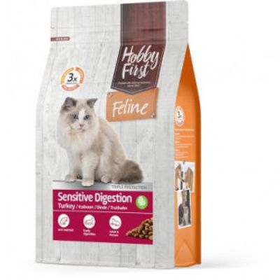 HobbyFirst Feline Sensitive Digestion met kalkoen kattenvoer 4,5 kg