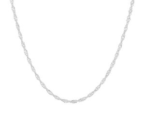 Ketting Singapore zilver 1,7 mm x 41+4 cm