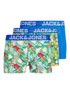 Jack & Jones Jack & Jones Plus Size Boxershorts Heren Trunks JACPINEAPPLE Gebloemd 3-Pack