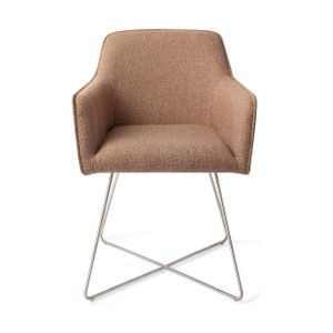 Jesper Home Hofu eetkamerstoel French Toast cross steel