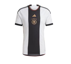 Duitsland Thuis Shirt Senior 2022-2023 - Maat S - Kleur: WitZwart | Soccerfanshop