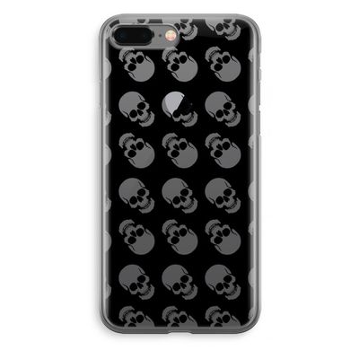 Musketon Skulls: iPhone 8 Plus Transparant Hoesje