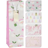 Geschenktas voor fles kerst