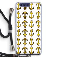 Musketon Anchor: Honor 9 Transparant Hoesje met koord