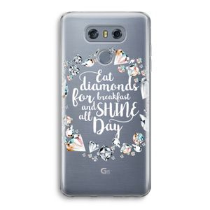 Diamonds: LG G6 Transparant Hoesje