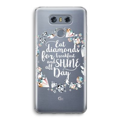 Diamonds: LG G6 Transparant Hoesje