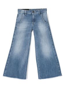 DONDUP KIDS jean ample à patch logo - Bleu