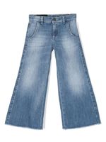 DONDUP KIDS jean ample à patch logo - Bleu