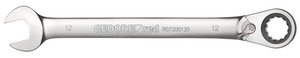 Gedore R07200130 Ringratel-steeksleutel | Omschakelbaar | 179 mm - 3300856