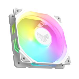 Asus TUF GAMING TR120 FAN ARGB RE PC-ventilator Wit (b x h x d) 120 x 120 x 28 mm Incl. LED-verlichting