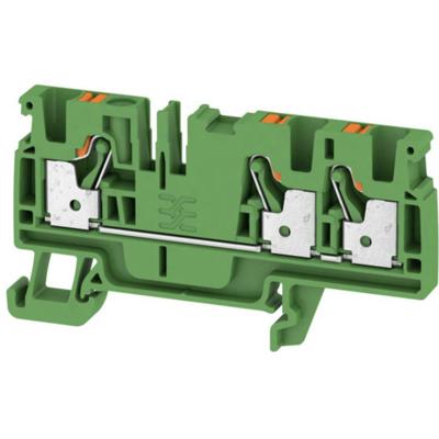 Weidmüller 2051350000 Doorgangsklem 6.10 mm Spanveer Groen 50 stuk(s)