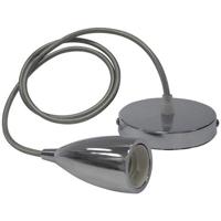 Industrieel LED Hanglamp Rond Mat Chroom Aluminium E27 - Modern Design