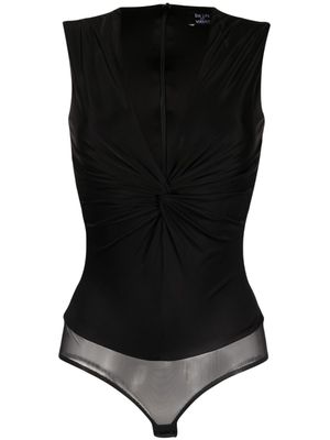 Versace body à col v - Noir