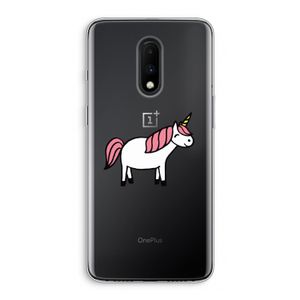 Eenhoorn: OnePlus 7 Transparant Hoesje
