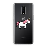 Eenhoorn: OnePlus 7 Transparant Hoesje
