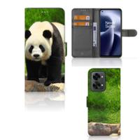 OnePlus Nord 2T | Telefoonhoesje | Met pasjeshouder | Panda