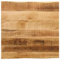 Tafelblad met natuurlijke rand 60x60x2,5 cm massief mangohout