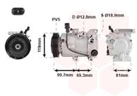 Van Wezel Airco compressor 8301K709 - thumbnail