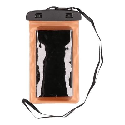 Bellatio Design Telefoonhoesje - oranje - kunststof - 21 x 11,5 cm - waterdicht