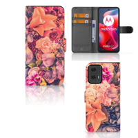 Motorola Moto G24 | G04 | G24 Power Hoesje Bosje Bloemen - thumbnail