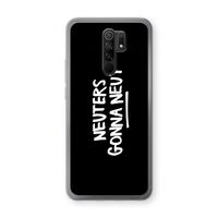 Neuters (zwart): Xiaomi Redmi 9 Transparant Hoesje