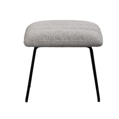Hocker Dicky - lichtgrijs - 41,5x45x41 cm