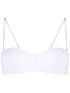 Dolce & Gabbana haut de bikini bustier - Blanc