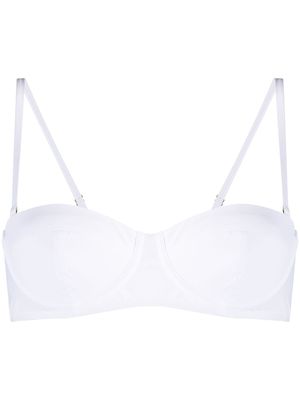 Dolce & Gabbana haut de bikini bustier - Blanc