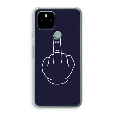F**k U: Google Pixel 5 Transparant Hoesje