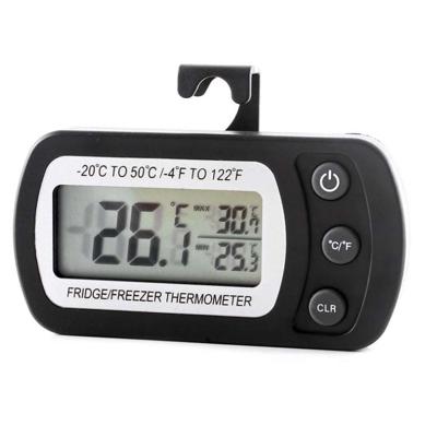 2 stks digitale LCD thermometer koelkast temperatuur sensor vriezer thermometer (zwart)