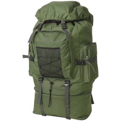 VidaXL Rugzak legerstijl xxl 100 l groen