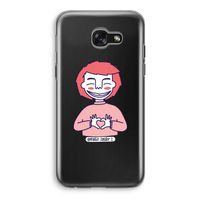Hartje: Samsung Galaxy A5 (2017) Transparant Hoesje