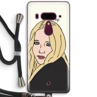 Mary Kate: HTC U12+ Transparant Hoesje met koord
