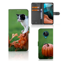Xiaomi Poco F2 Pro Telefoonhoesje met Pasjes Kitten - thumbnail