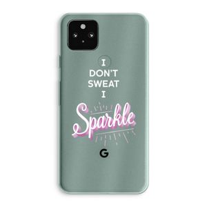 Sparkle quote: Google Pixel 5a 5G Transparant Hoesje
