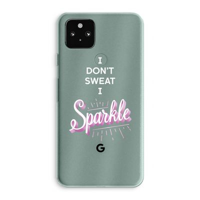 Sparkle quote: Google Pixel 5a 5G Transparant Hoesje